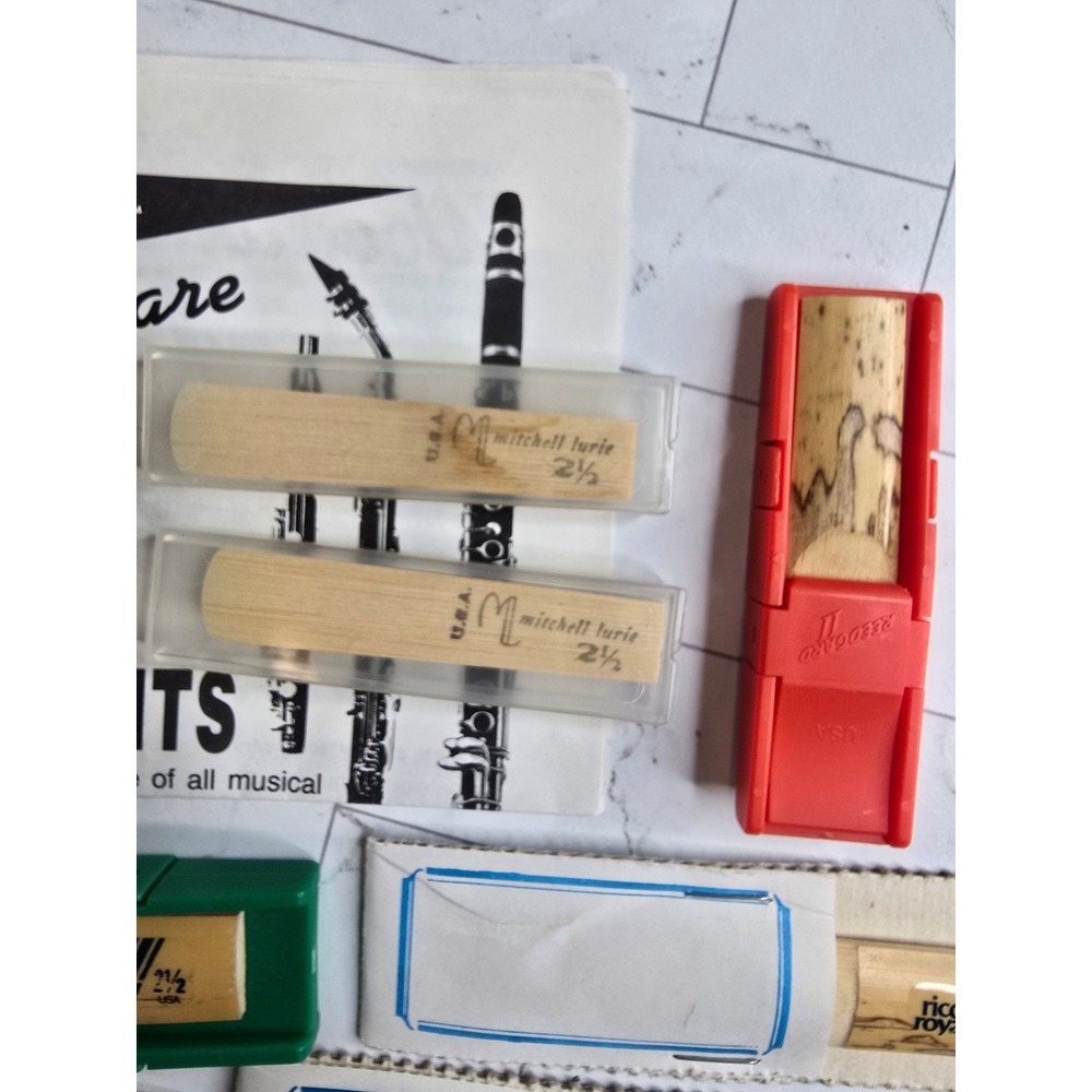 Vintage Alto Saxophone Mouthpiece with extras Rovner Ligature and Mixed Reed Lot - Picture 4 of 15